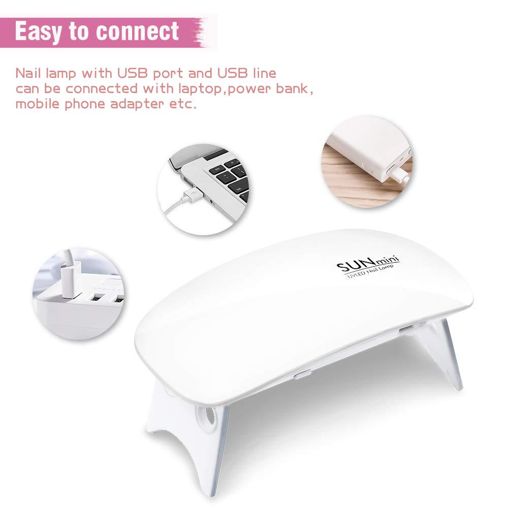 6W UV Gel LED Nail Lamp Manicure Dryer