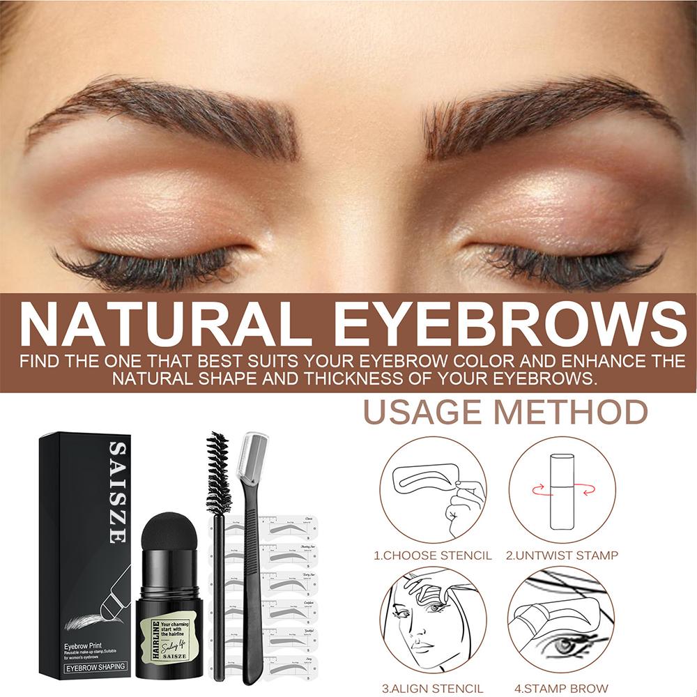 Eyebrow Stamp And Brow Stencil Kit