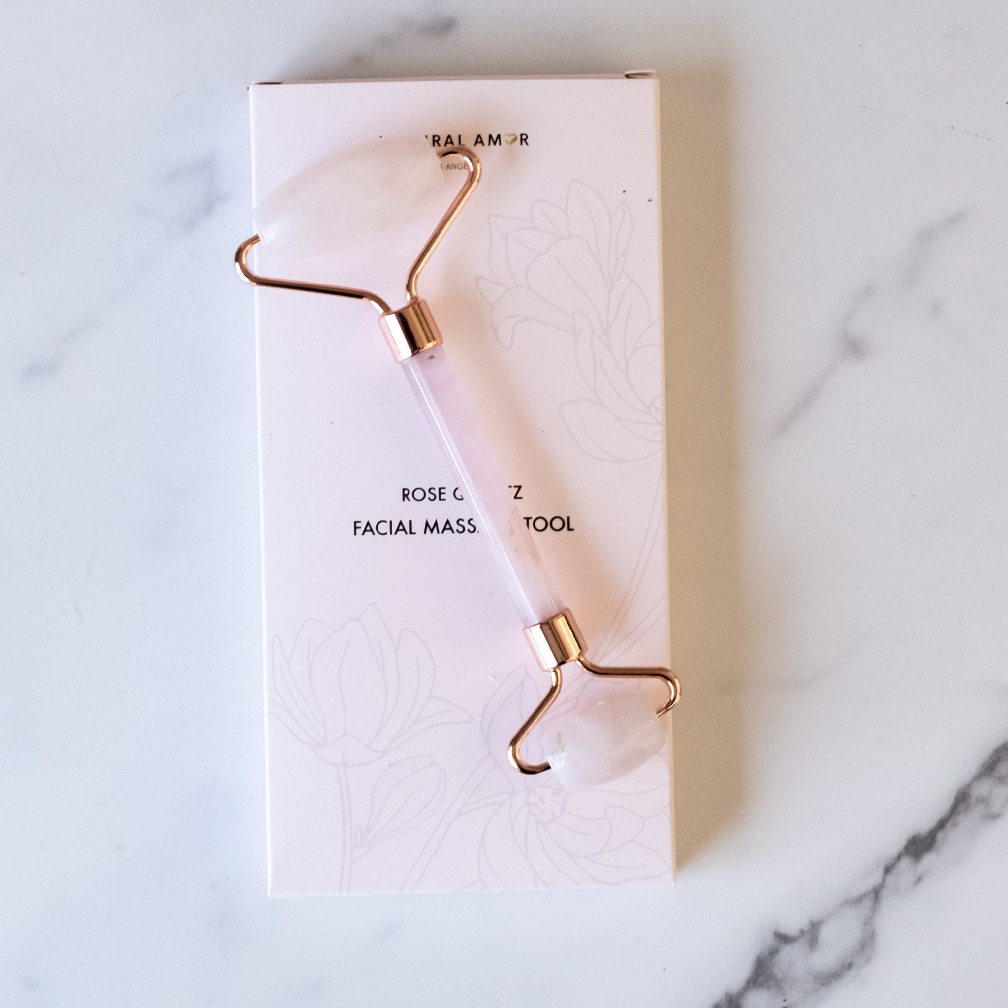 Rose Quartz Facial Roller