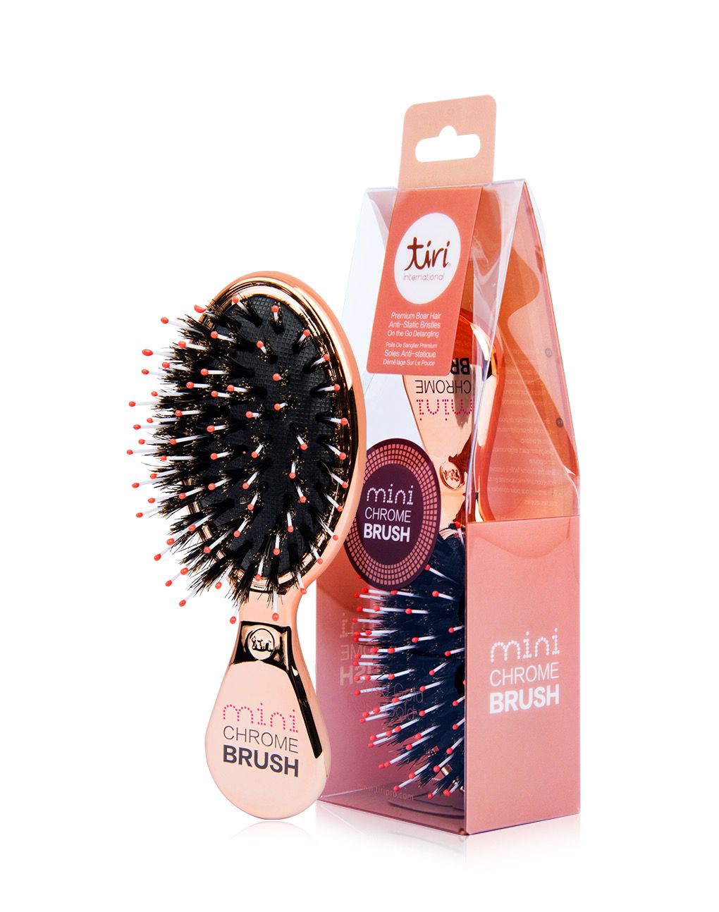 Mini Boar Bristle Paddle Brush