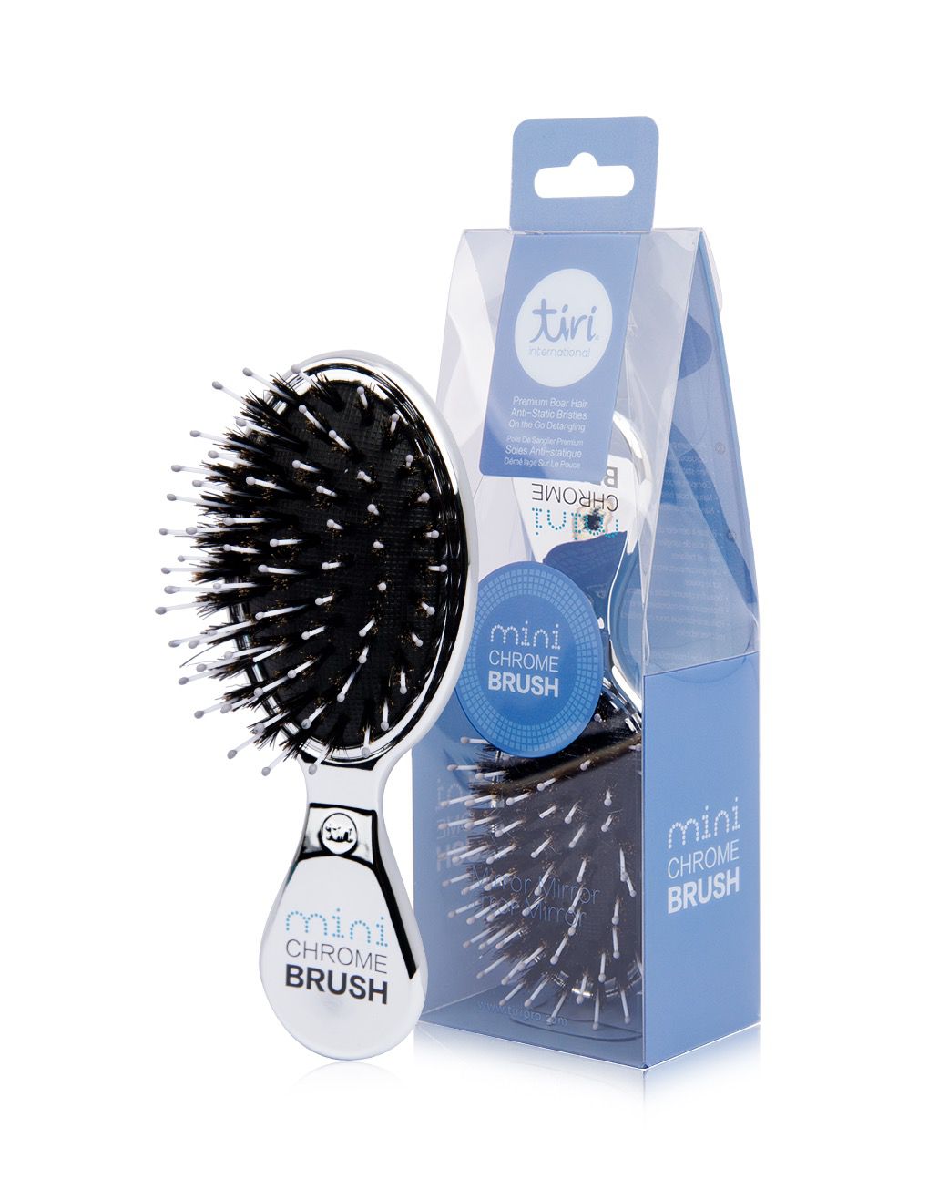 Mini Boar Bristle Paddle Brush