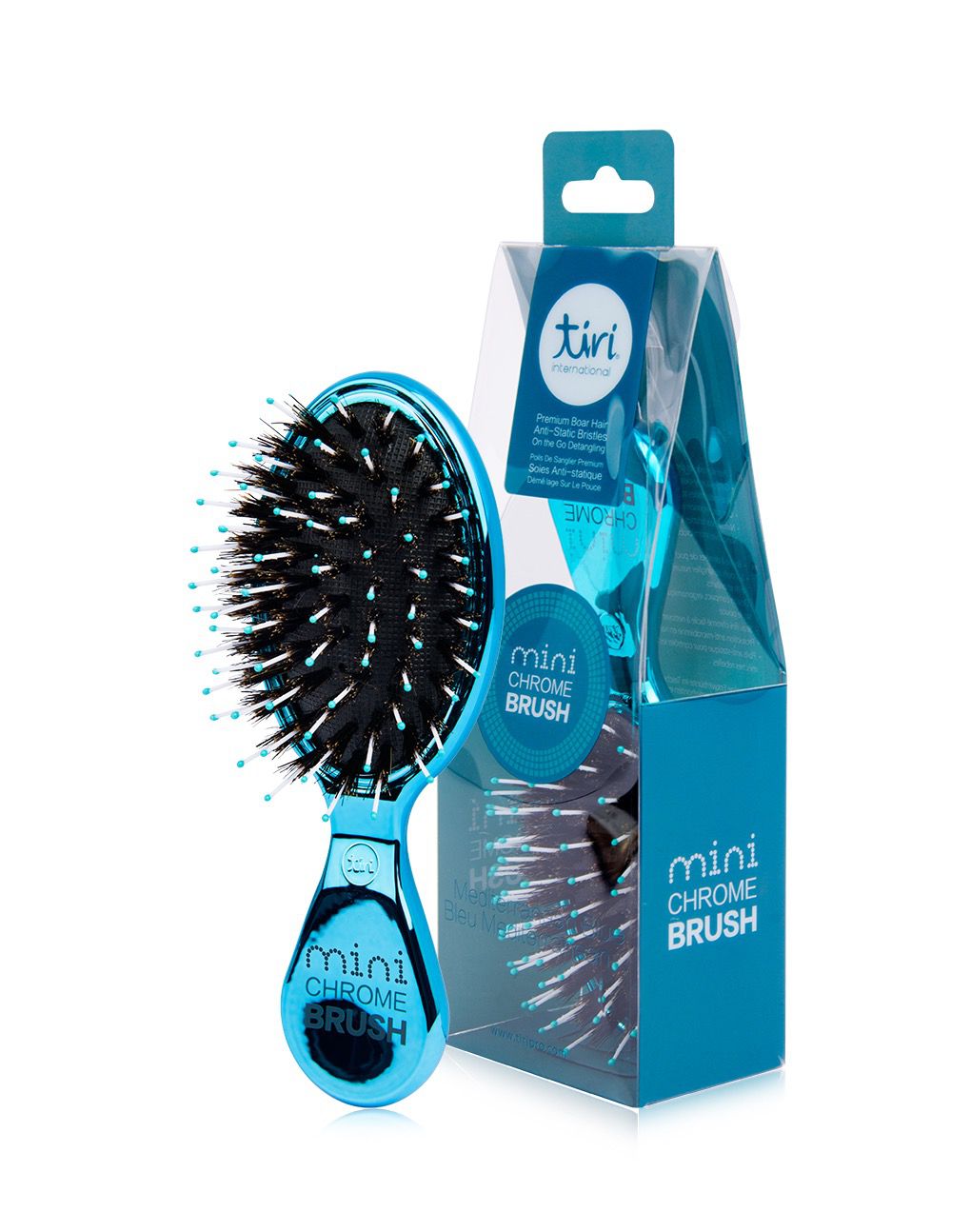 Mini Boar Bristle Paddle Brush