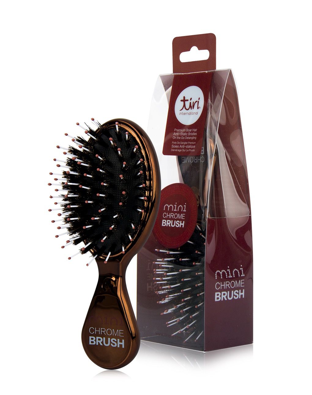 Mini Boar Bristle Paddle Brush