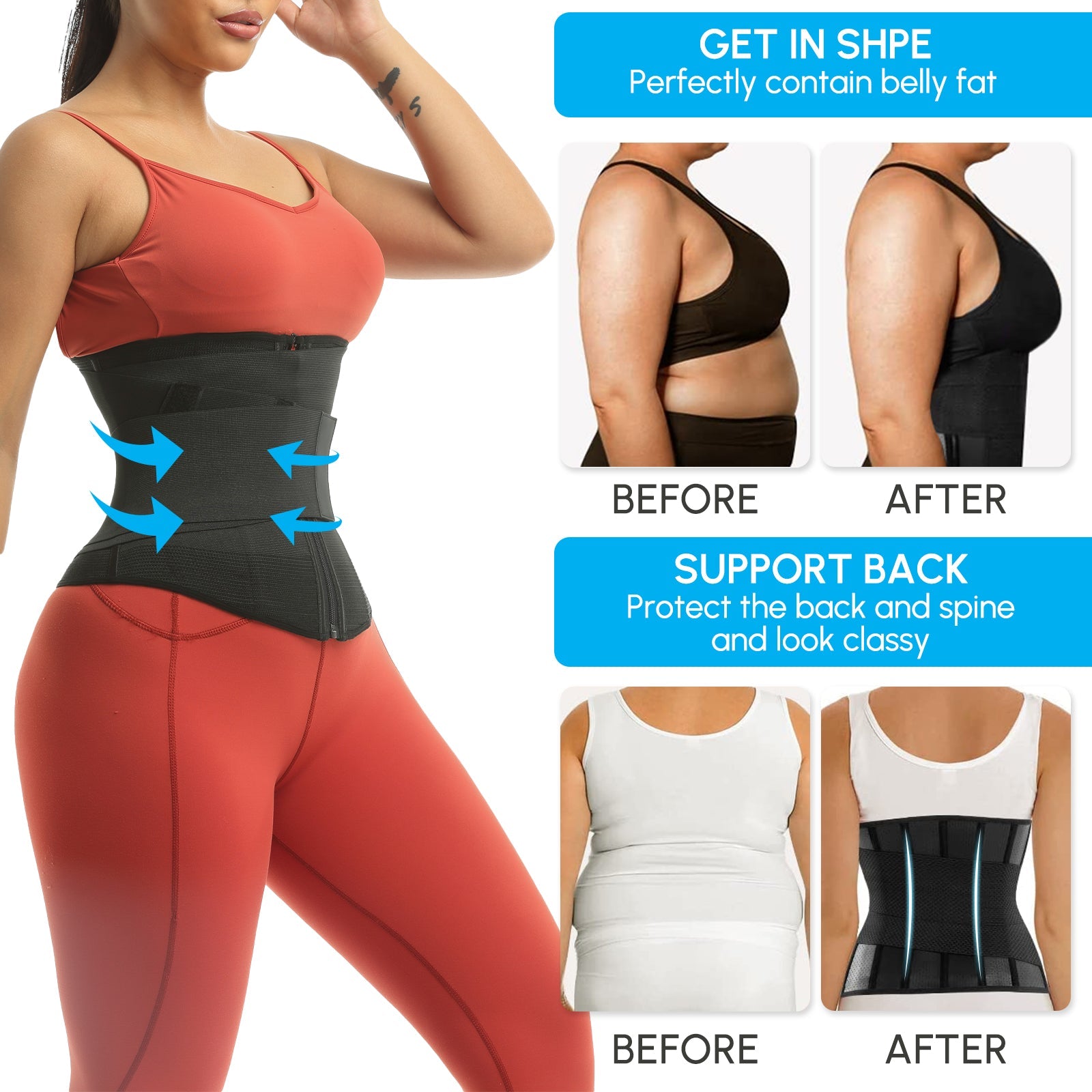 Waist Trainer & Tape Measure